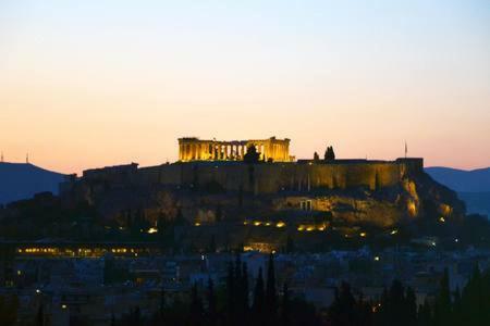 Ferienwohnung Mia'S Atelier, Balcony To Acropolis Athen Exterior foto