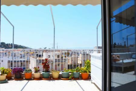 Ferienwohnung Mia'S Atelier, Balcony To Acropolis Athen Exterior foto